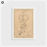 アートポストカード-Wrapper for six prints from Alfred Crowquill's Christmas Pieces
 - イェール大学アートギャラリー Postcard.