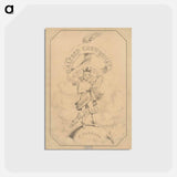 アートポストカード-Wrapper for six prints from Alfred Crowquill's Christmas Pieces
 - イェール大学アートギャラリー Postcard.