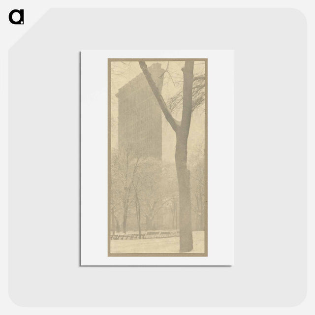 アートポストカード-The Flatiron - アルフレッド スティーグリッツ Postcard.