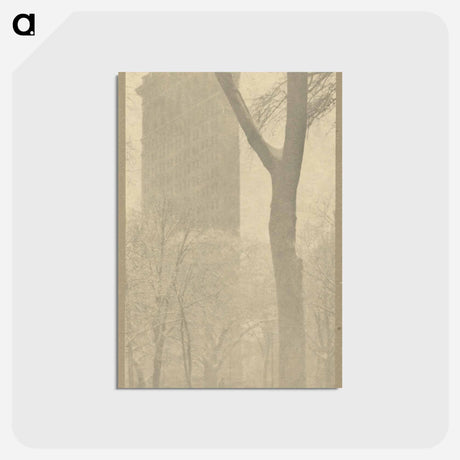 アートポストカード-The Flatiron - アルフレッド スティーグリッツ Postcard.