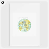 World atlas from Voyeur's Checklist - アンティーク地図 Poster.
