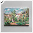 アートパネル-The Garden in the sun, Pontoise
 - バーンズ・コレクション Canvas.