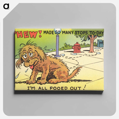 アートパネル-Pooed Out
 - ボストン公共図書館 Canvas.