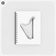 アートメモ帳-Victorian Harp Engraving
 - 大英図書館 Memo.