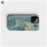 Sunrise - Claude Monet Phone Case.