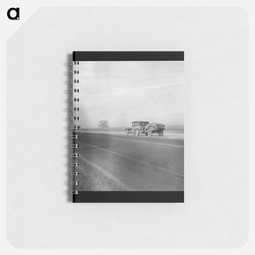 アートメモ帳-Migrant family on U.S. Highway 99 between Bakersfield and Famoso, California - ドロテア ラング Memo.