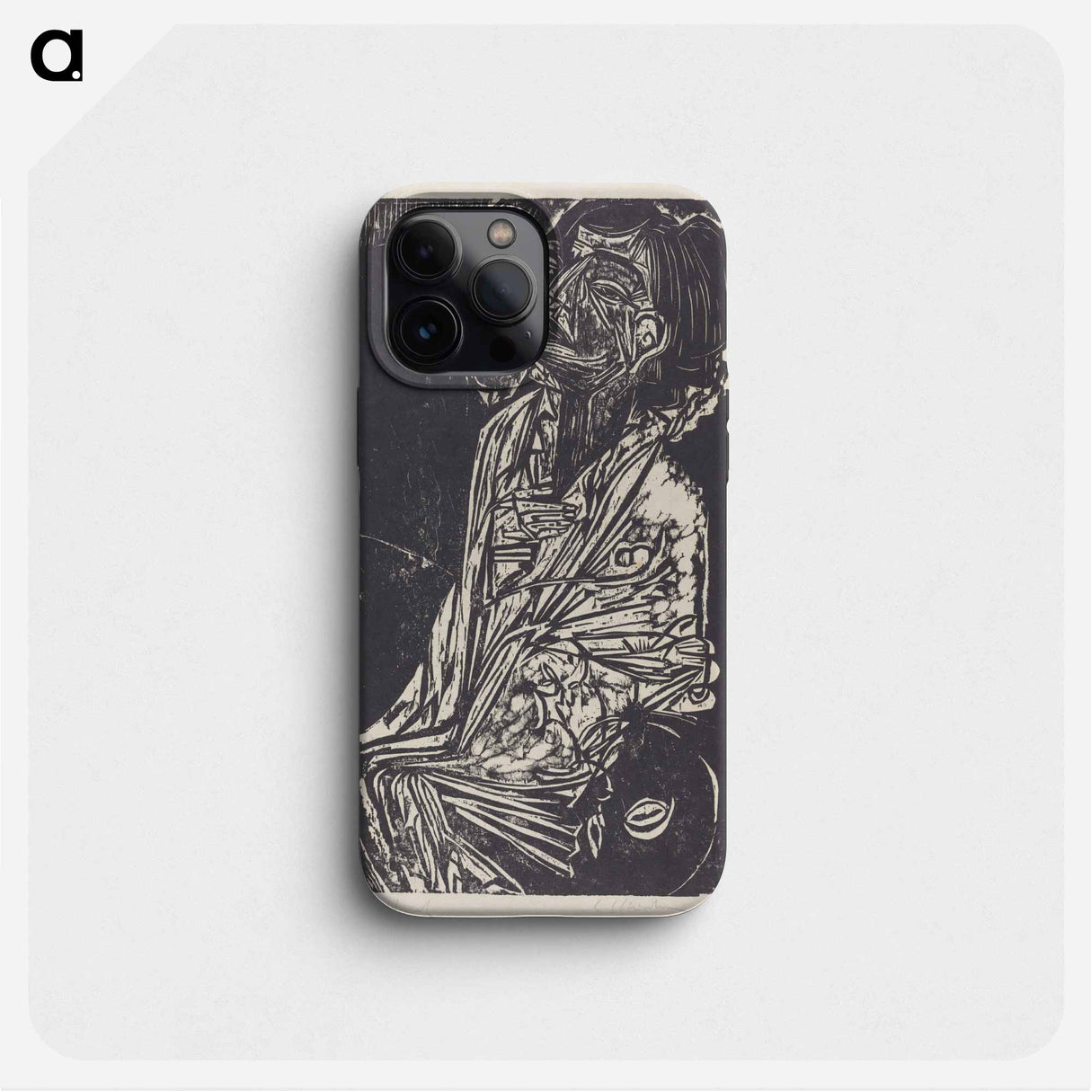 The Wife of Professor Goldstein - エルンスト ルートヴィヒ キルヒナー Phone Case.