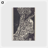 アートポストカード-The Wife of Professor Goldstein - エルンスト ルートヴィヒ キルヒナー Postcard.
