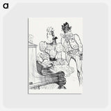 アートポストカード-Zamboula-Polka - アンリ ド トゥールーズ ロートレック Postcard.