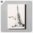 アートパネル-Dead hare, hanging from a hind leg by Jean Bernard - ジャン ベルナール Canvas.