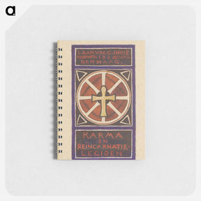 アートメモ帳-Ontwerp voor een ex libris van het Karma en Reïncarnatie-Legioen te Den Haag by Julie de Graag - ユリー デ フラーハ Memo.
