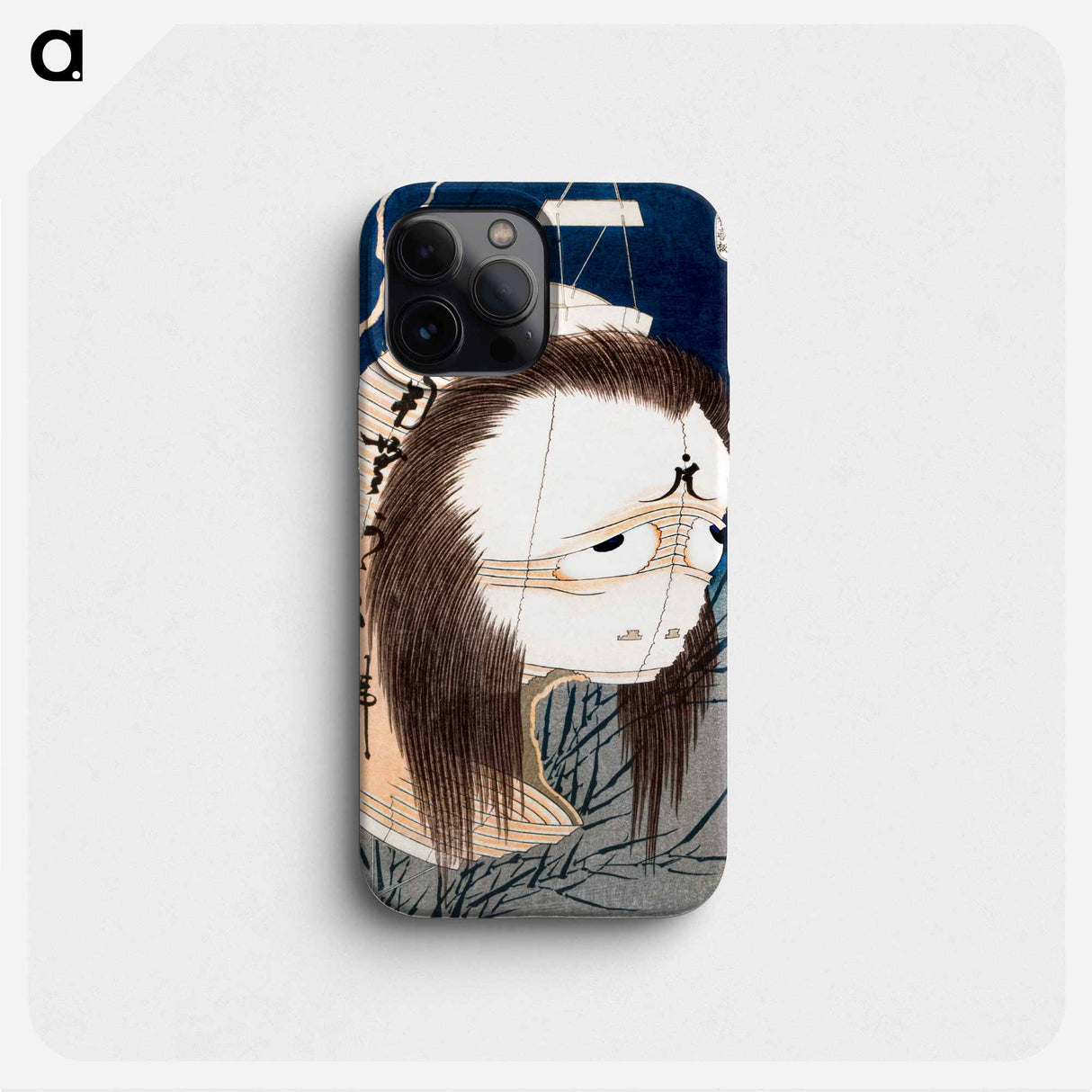 The Lantern Ghost, Iwa - 葛飾 北斎 Phone Case.