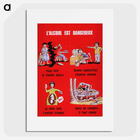 アートポスター-Alcohol Is Dangerous
 - 国立医学図書館 Poster.