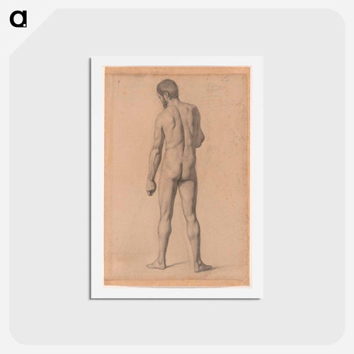 Academic Nude, Seen from the Back - ポール セザンヌ Postcard.
