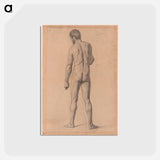 Academic Nude, Seen from the Back - ポール セザンヌ Postcard.