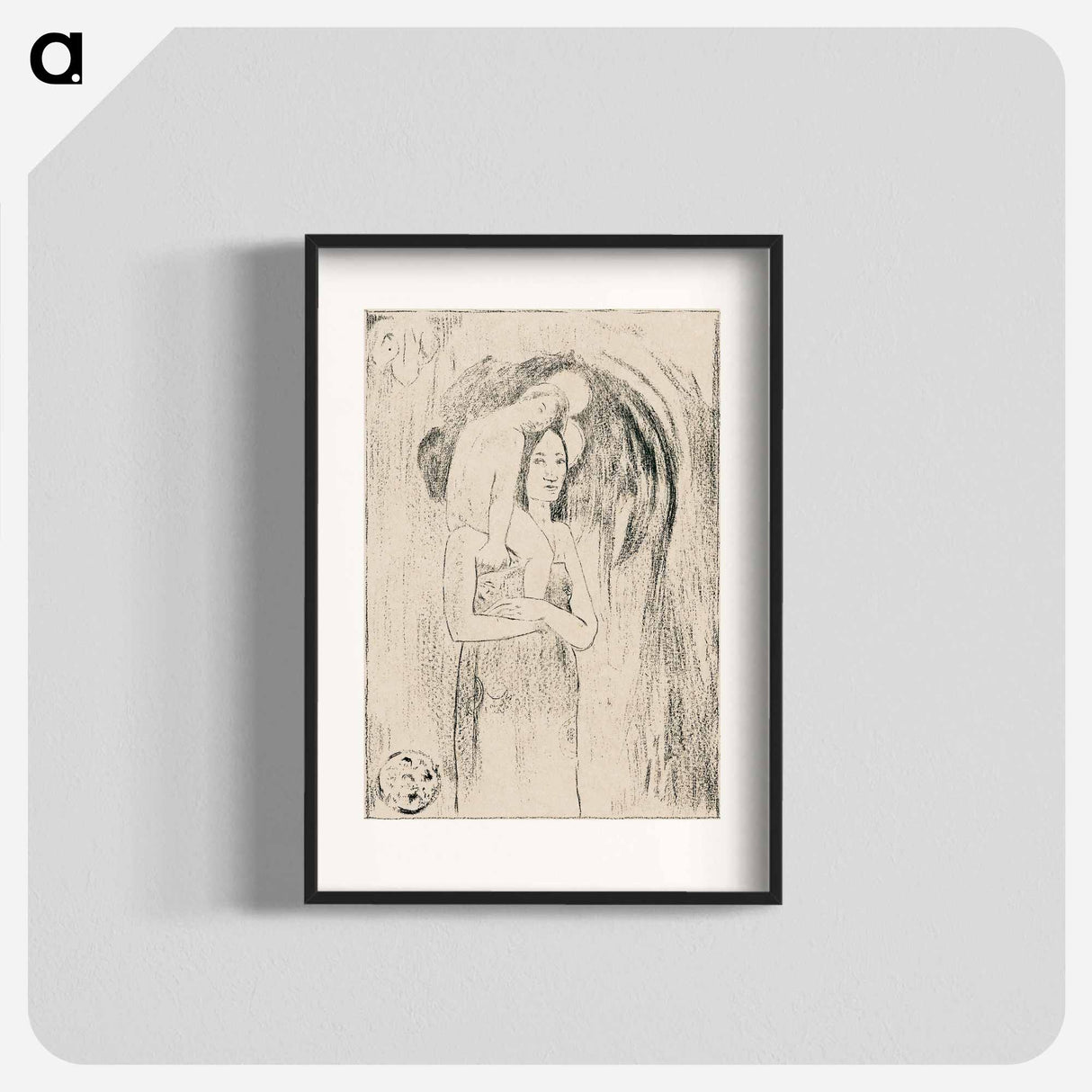 Hail Mary - ポール ゴーギャン Poster.