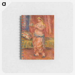 アートメモ帳-Odalisque with Tea Set - ピエール オーギュスト ルノワール Memo.