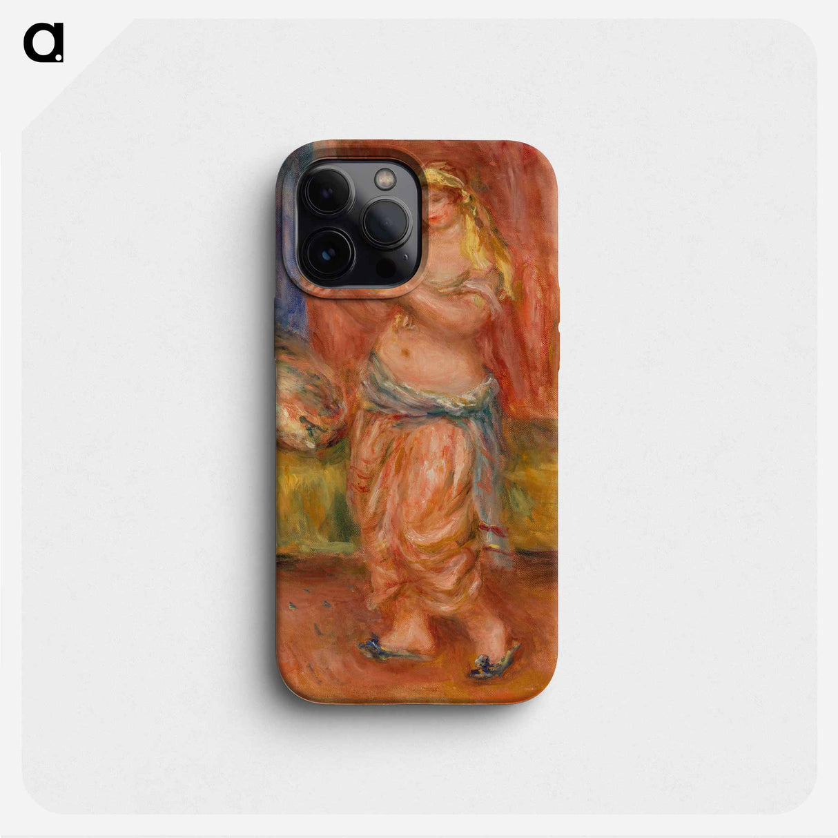 Odalisque with Tea Set - Pierre Auguste Renoir Phone Case.