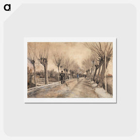 アートポストカード-Road in Etten - フィンセント ファン ゴッホ Postcard.
