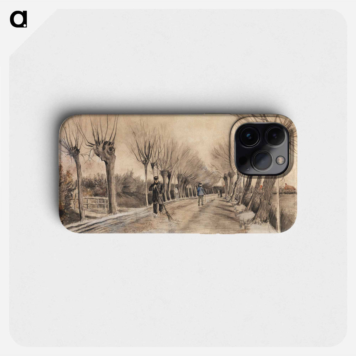 Road in Etten - フィンセント ファン ゴッホ Phone Case.