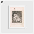 アートポストカード-The Gates of Paradise, Plate 3, "I found him beneath a Tree" - ウィリアム ブレイク Postcard.