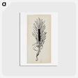 アートポストカード-Initial i for poem number fifteen stolt - アルバート エーデルフェルト Postcard.