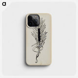 Initial i for poem number fifteen stolt - アルバート エーデルフェルト Phone Case.