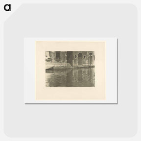 アートポストカード-Reflections - Venice - アルフレッド スティーグリッツ Postcard.