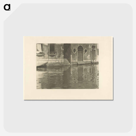 アートポストカード-Reflections - Venice - アルフレッド スティーグリッツ Postcard.
