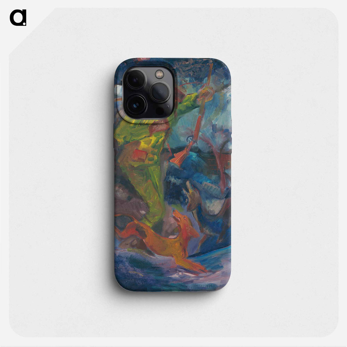 Hunter with dogs - アーノルド ピーター ワイズ クビンチャン Phone Case.