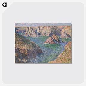 アートポストカード-Port-Domois, Belle-Isle - クロード モネ Postcard.