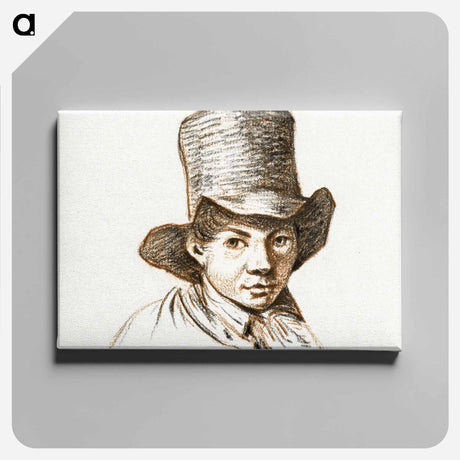 アートパネル-Portrait of a boy - ジャン ベルナール Canvas.