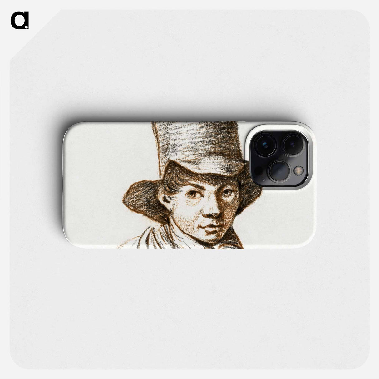 Portrait of a boy - ジャン ベルナール Phone Case.