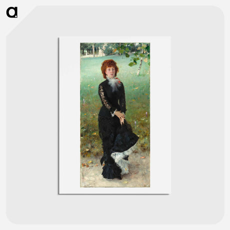 アートポストカード-Marie Buloz Pailleron (Madame Édouard Pailleron) - ジョン シンガー サージェント Postcard.