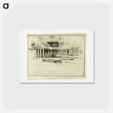 アートポストカード-Cannon Street Station, from the River
 - ジョセフ ペネル Postcard.