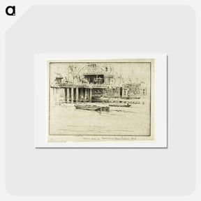 アートポストカード-Cannon Street Station, from the River
 - ジョセフ ペネル Postcard.