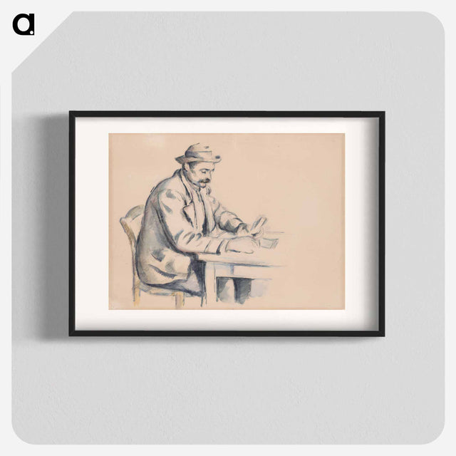 アートポスター-A Study for the Card Players - ポール セザンヌ Poster.