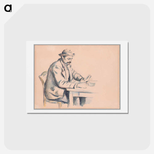 A Study for the Card Players - ポール セザンヌ Postcard.