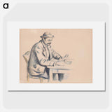 アートポスター-A Study for the Card Players - ポール セザンヌ Poster.