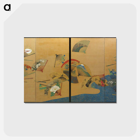 アートポストカード-Fans and Stream
 - セントルイス美術館 Postcard.