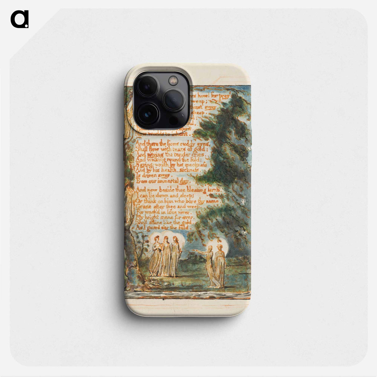 Songs of Innocence and of Experience: Night (second plate): When wolves and tygers howl for prey - ウィリアム ブレイク Phone Case.