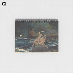 アートメモ帳-A Good Shot, Adirondacks - ウィンスロー ホーマー Memo.