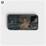 A Good Shot, Adirondacks - Winslow Homer Phone Case.