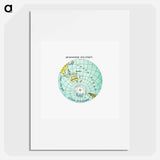 World atlas from Voyeur's Checklist - アンティーク地図 Poster.