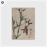 アートポストカード-Sparrows, Bamboo and Falling Snow
 - クリーブランド美術館 Postcard.