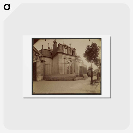 アートポストカード-Hospice Debrousse, Ancien Parc de Philippe Egalité - Rue de Bagnolet, 148 (Charonne)
 - ウジェーヌ アジェ Postcard.