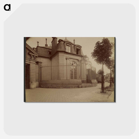 アートポストカード-Hospice Debrousse, Ancien Parc de Philippe Egalité - Rue de Bagnolet, 148 (Charonne)
 - ウジェーヌ アジェ Postcard.