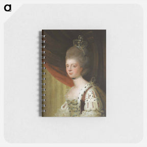 アートメモ帳-Portrait of Queen Charlotte - ジョシュア レノルズ Memo.
