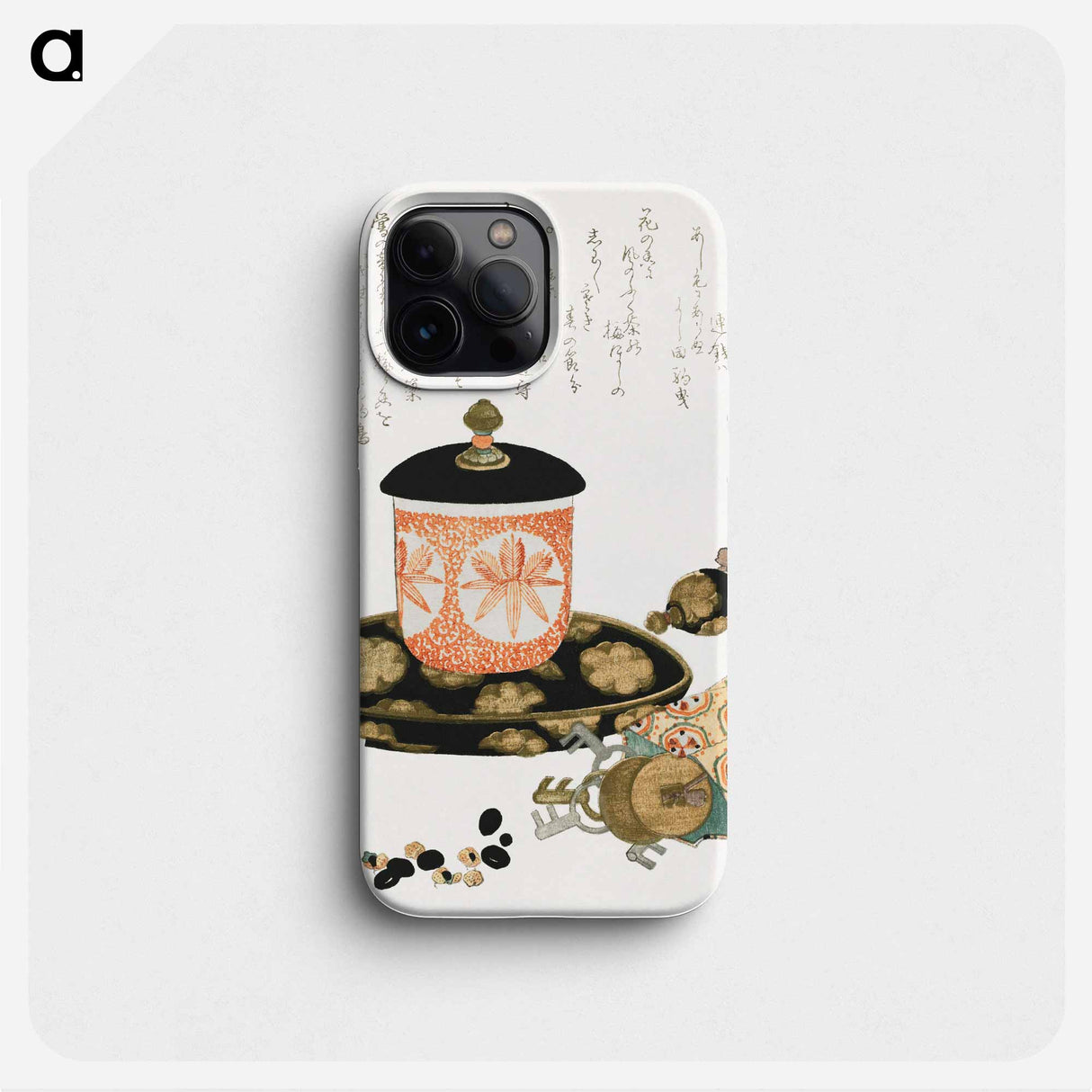 Leading-a-Horse Money - 葛飾 北斎 Phone Case.