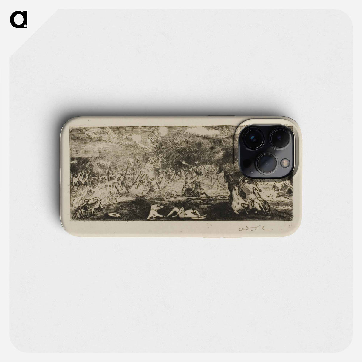 Battle - Odilon Redon Phone Case.